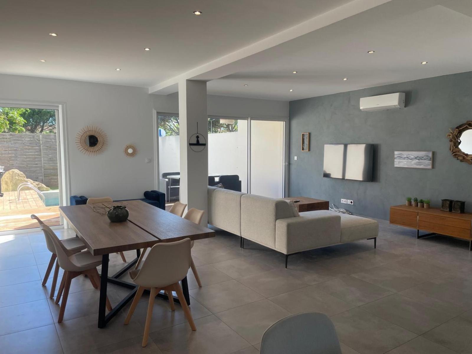 Villa Design Cap Dagde Piscine Et Plage Le Grau-dʼAgde Exteriör bild
